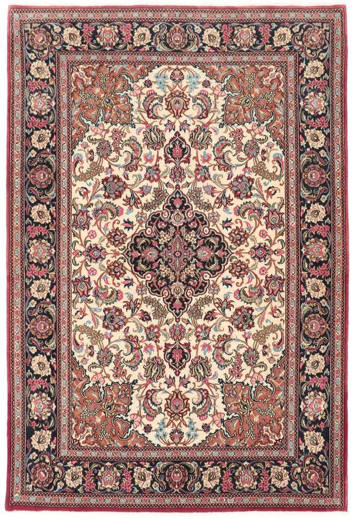 Ghom Tappeto persiano 140x210 (Iran) Annodato A Mano