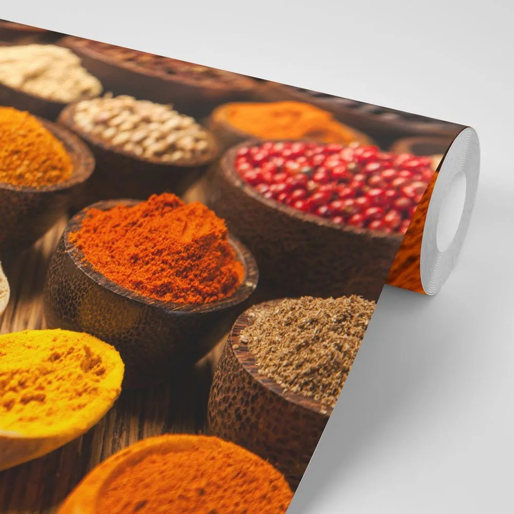 Carta da parati autoadesiva – Spezie ed erbe aromatiche