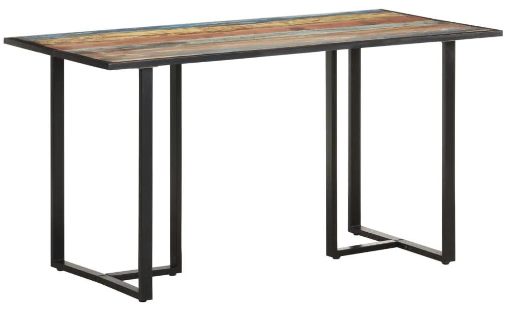 Tavolo da Pranzo 140 cm in Legno Massello di Recupero