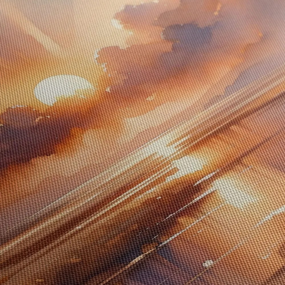 Quadro su tela – Sole sopra superficie tranquilla