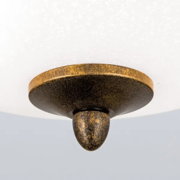 Orion DL 7-338/2 - Plafoniera LUCA 2xE14/40W/230V diametro 40 cm bronzo/patina