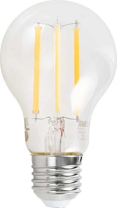 Set di 3 lampadine LED smart E27 dimmerabili A60 7W 806LM 2700-6500K con Zigbee Smart Hub