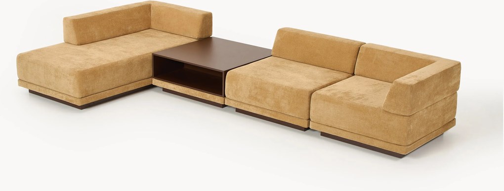 Divano angolare componibile 4 posti con tavolino Colin