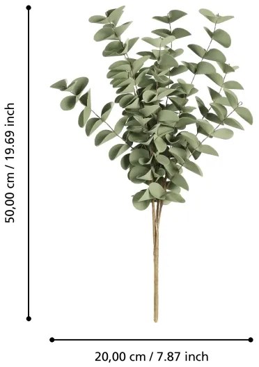Eglo 428187 - Fiore artificiale TEPALING 50 cm verde