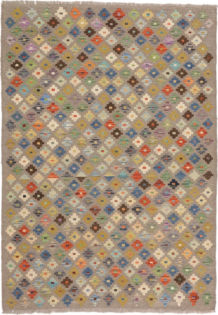 Kilim Tappeto orientale 110 x 150 (Afghanistan) Annodato A Mano