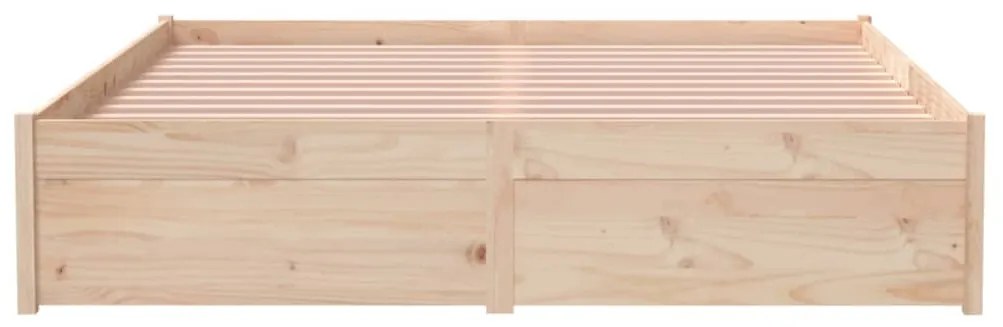 Giroletto 135x190 cm 4ft6 double in legno massello di pino