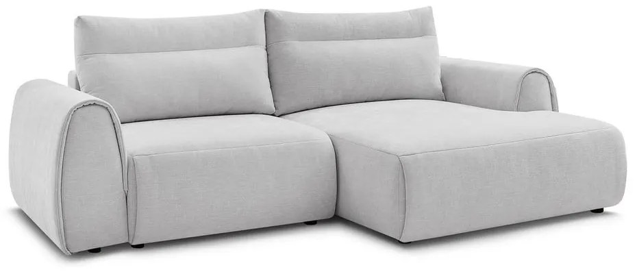 Divano angolare in grigio chiaro Aden – Bobochic Paris