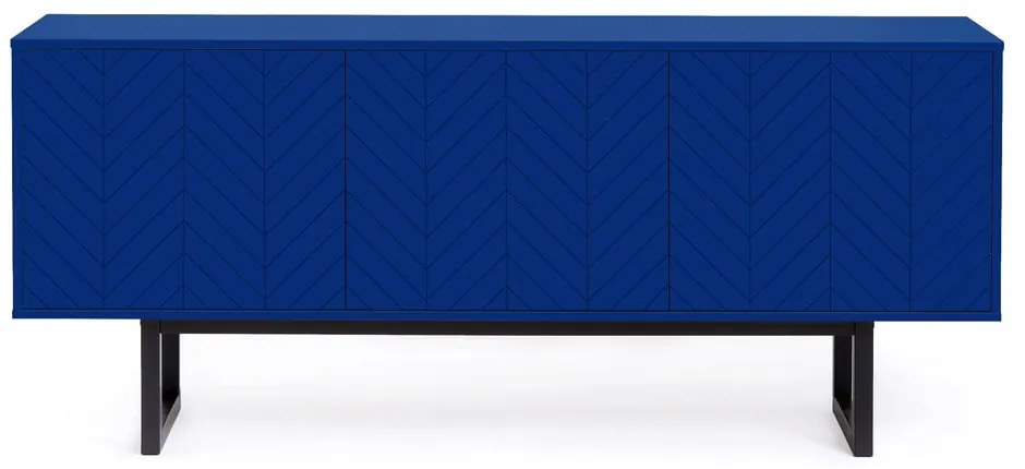 Cassettiera blu , 175 x 75 cm Camden Herringbone - Woodman