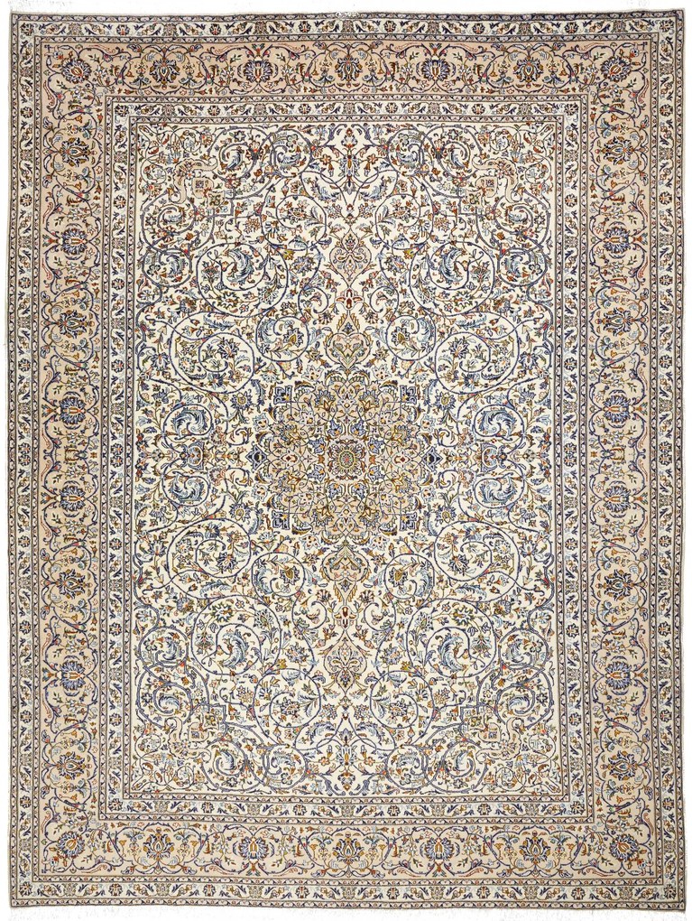 Kashan Tappeto persiano 300x390 Beige (Iran) Annodato A Mano