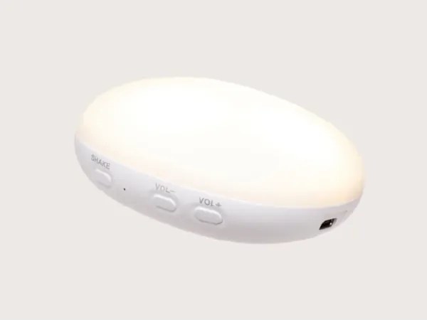 Moonie - Peluche per la nanna con melodia e luce foca Organic Polar