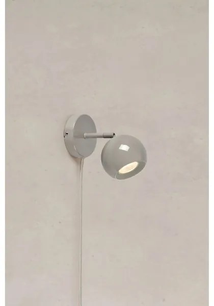 Markslöjd 108983 - Faretto da parete POP 1xGU10/7W/230V grigio