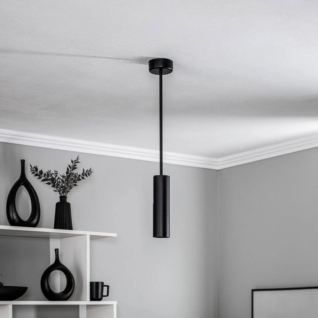 Nowodvorski Lighting Faretto da soffitto Eye Super, altezza 58 cm, nero