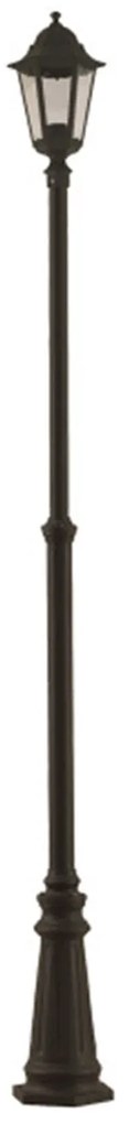 Palo Esterno Sawyer Alluminio Nero 1 Luce E27 Ip44
