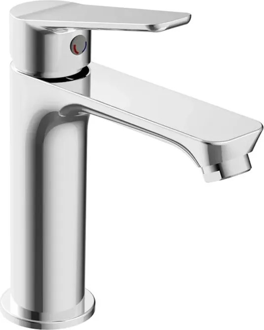 Set rubinetti lavabo e bidet in ottone cromo con piletta click clack linea Vegas