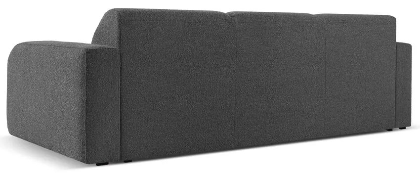 Divano in tessuto bouclé grigio scuro 235 cm Molino - Micadoni Home
