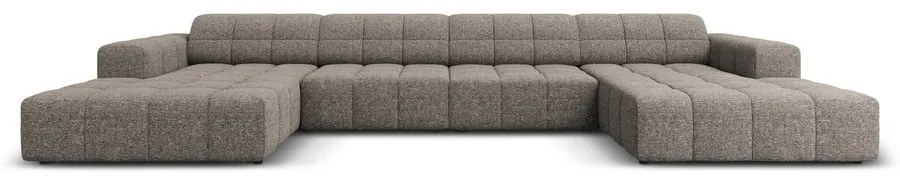 Divano angolare in grigio scuro (a forma di "U") Chicago – Cosmopolitan Design