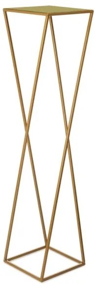 Portafiori 100x24 cm oro