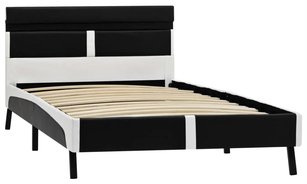 Giroletto con led nero in similpelle 90x200 cm