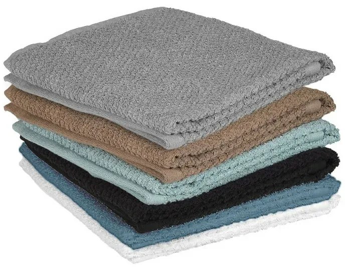 Asciugamani ospite per bagno 100% cotone turchese cobalto 40x60 cm