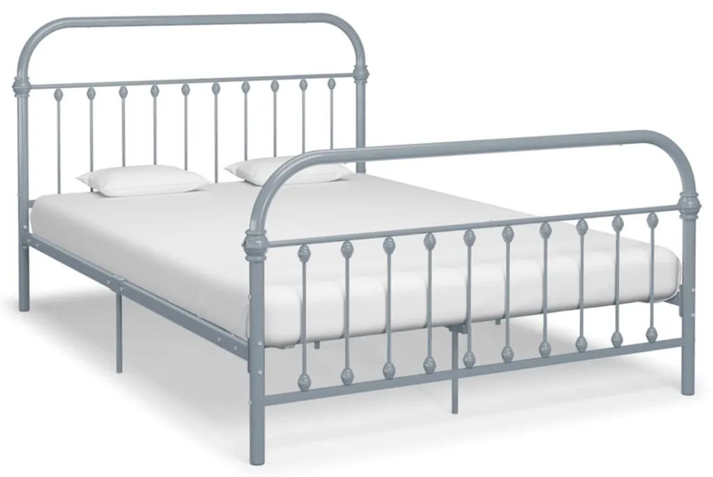 Giroletto Grigio İn Metallo 160x200 Cm /