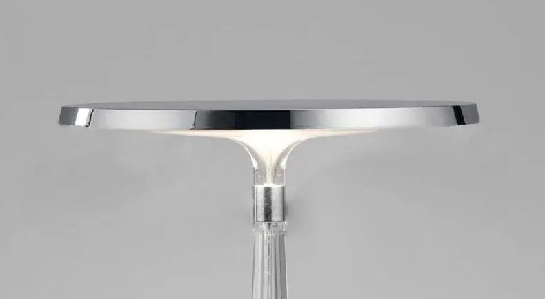 Flos Bon jour Versailles Lampada da tavolo 42 cm a luce diffusa Cromo