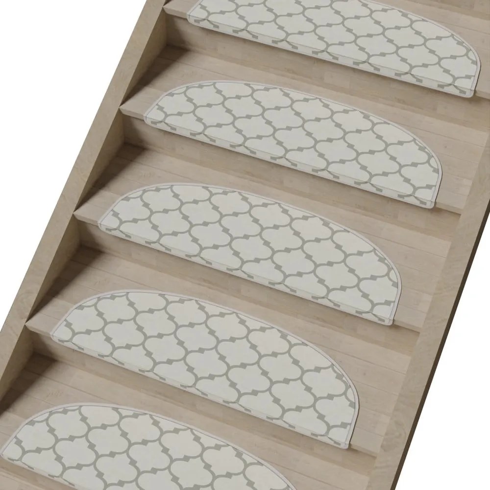 Gradini crema in set da 16 pezzi 20x65 cm Madalyon - Vitaus