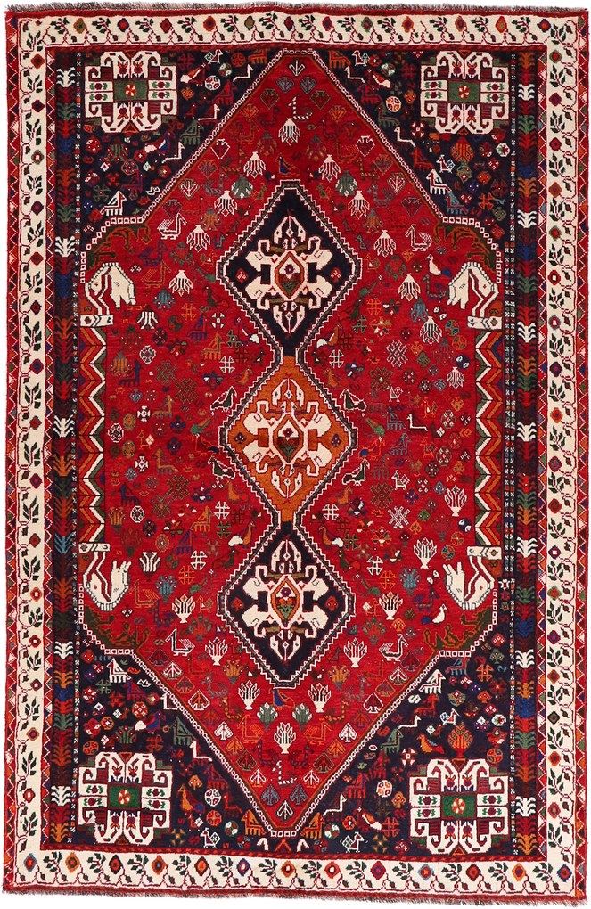 Gashgahai Tappeto 170 x 260 (Iran) Annodato A Mano