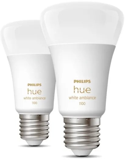 SET 2xLED Lampadina Dimmerabile Philips Hue WHITE AMBIANCE E27/8W/230V 2200-6500K