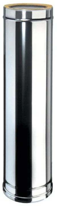 Condotto a doppia parete Tubo DP coib Aisi 316L d.150/200 in inox 100 cm