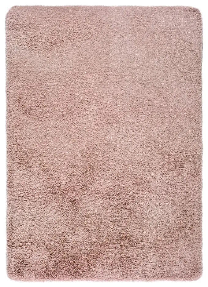 Tappeto rosa , 60 x 100 cm Alpaca Liso - Universal