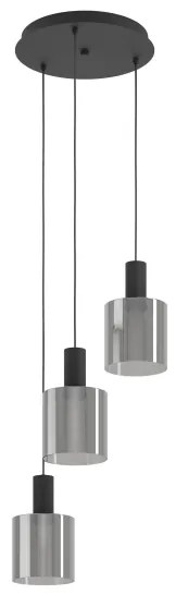 Eglo 98754 - Lampadario a sospensione con filo GOROSIBA 3xE27/40W/230V