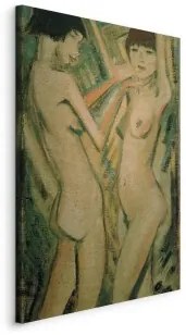 Quadro - Zwei Mädchen (Otto Mueller) Standard 80x120
