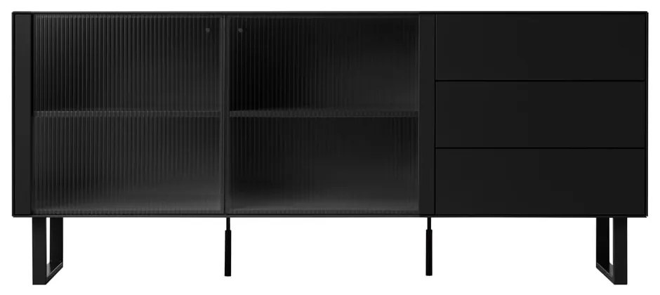 Cassettiera nera 180x79 cm Edge by Hammel - Hammel Furniture