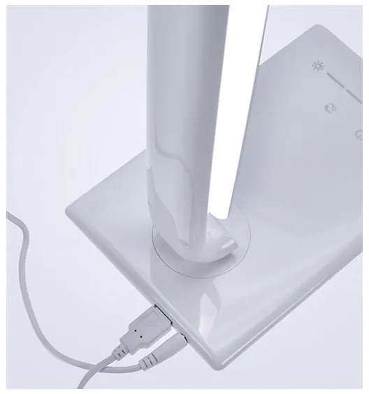 Solight WO37-W - Lampada LED da tavolo dimmerabile Connettore USB LED/12W/230V bianco