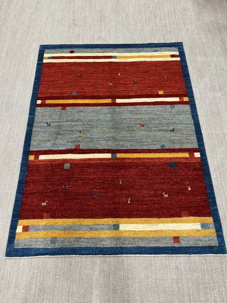 Gashguli Tappeto 180x240 Rosso (Iran) Annodato A Mano