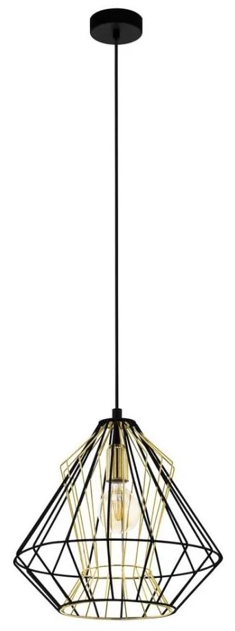 Eglo 43118 - Lampadario a sospensione con filo DREADFORT 1xE27/60W/230V