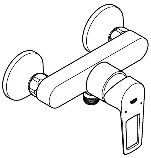 GROHE 23634001 - Miscelatore doccia DN 15, cromo lucido