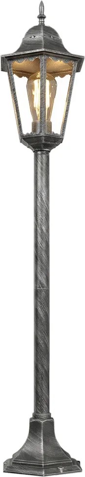Paletto Lampione Vintage 110cm E27 IP54 Spazzolato - Serie PUCCINI