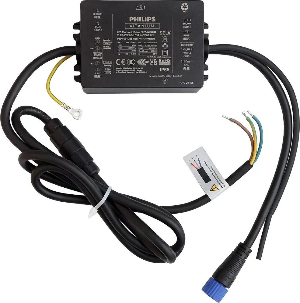 Modulo LED 65W IP66 Dimmerabile 1-10V con driver Philips Xitanium Colore Bianco Naturale 4.000K