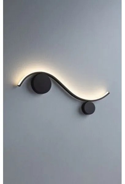 Redo 01-3110 - Applique a LED WAVE LED/9W/230V nero