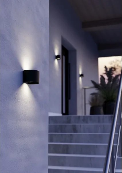 Eglo 901844 - Applique da esterno LED CALPINO 2xLED/2,8W/230V IP54 nera
