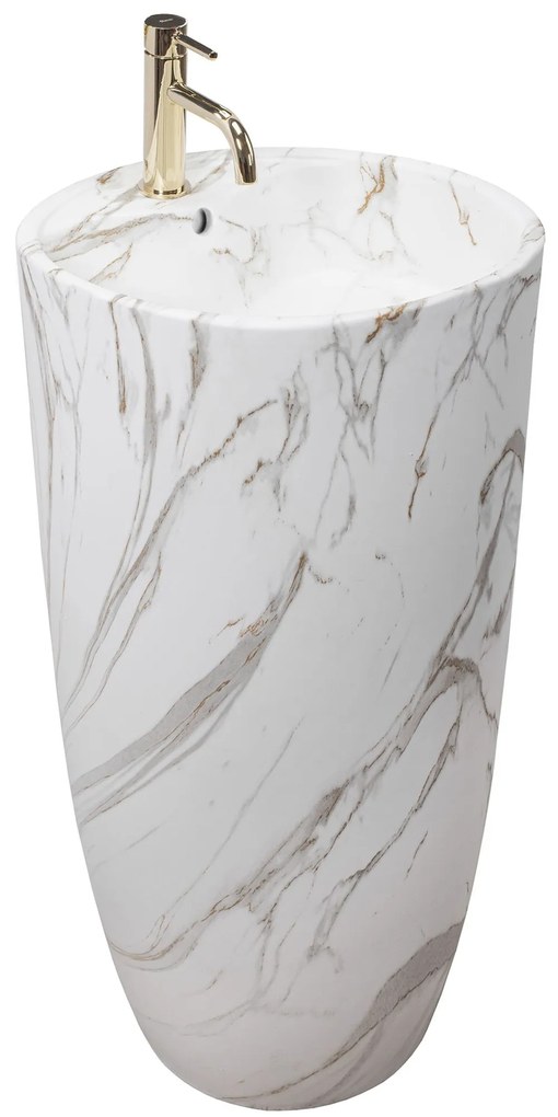 Lavabo monolitico Rea Anya Lava Matt