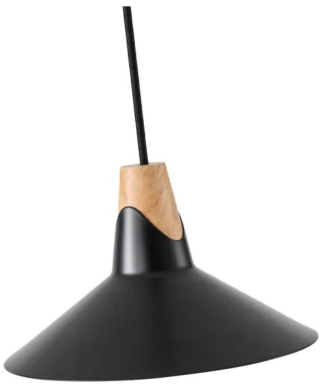 Lampadario a sospensione con filo 1xE27/15W/230V nero