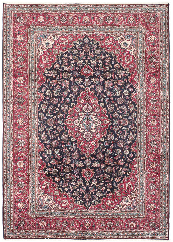 Kashan Tappeto 350x240 (Iran) Annodato A Mano