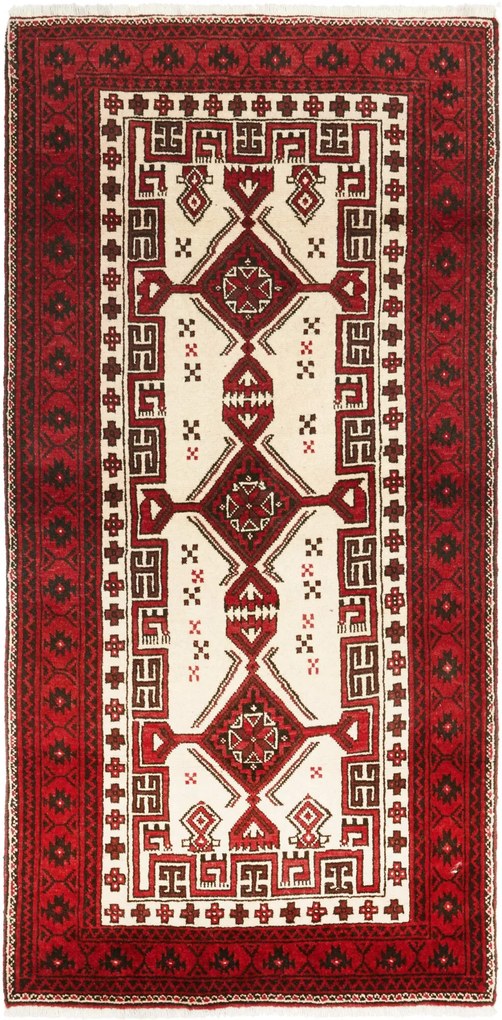 Tappeto persiano 100x190 (Iran) Annodato A Mano