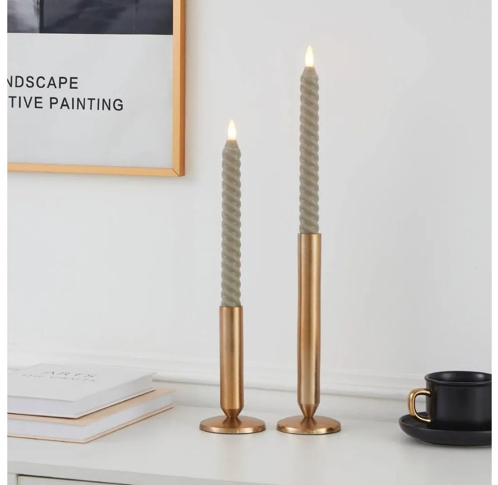 Eglo 422224 - SET 2x LED Candele ANDRAFIABE LED/1xAAA 24,5 cm beige