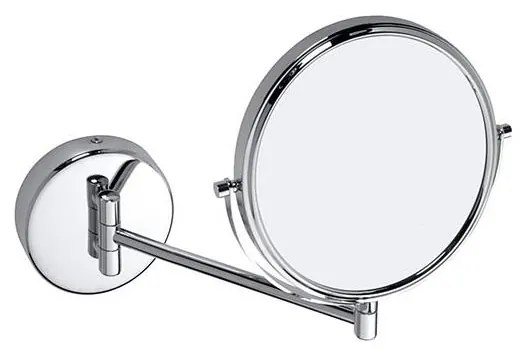 Specchio cosmetico 23,2x26,5 cm, finitura argento