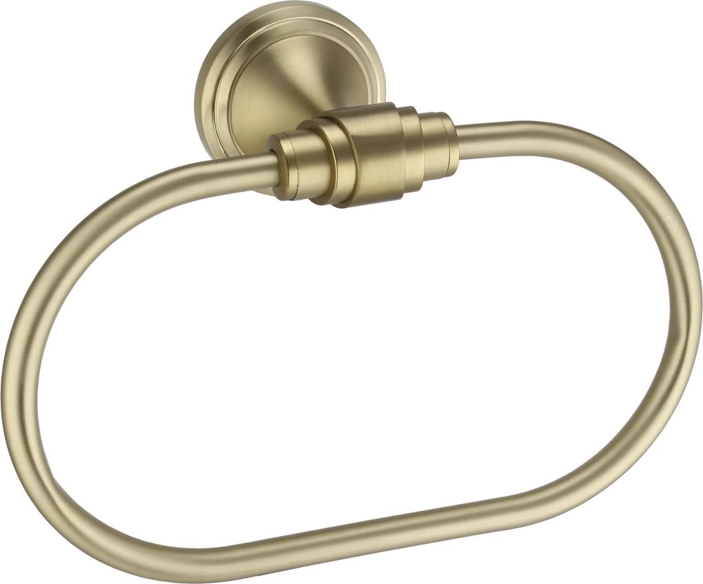 Appendiabiti da bagno RING 16101 Aristo Brushed Gold