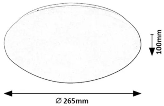 Rabalux 71132 - Plafoniera LED con sensore LUCAS LED/12W/230V IP44 4000K