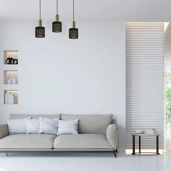 Lampadario su filo ARES 3xE27/60W/230V